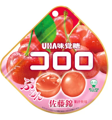 UHA Kororo Cherry Gummy Candy 1.41oz (40g) Online Hot Sale