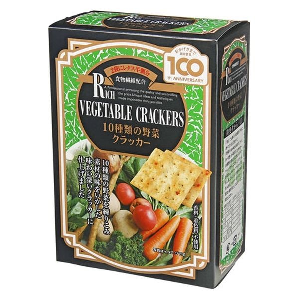 Maeda Seika 10 types of vegetable crackers (5 pieces x 6 bags)-0