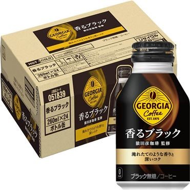 Coca-Cola Georgia Fragrant Black 260ml Bottle Can-0