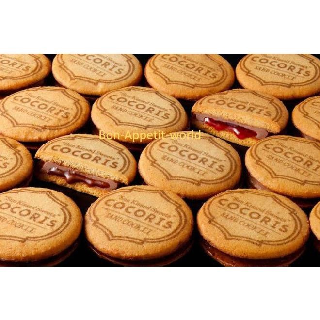 COCORIS Sandwich Cookie Hazelnut and Strawberry 16 Pieces Baked Goods Sweets Present Cookie　16pieces-0