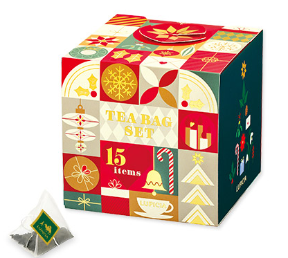 lupicia Christmas tea bag gift box 15 pieces-1