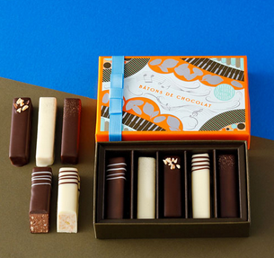 【Japan DirectMail】SHISEIDO PARLOURS baton chocolate 5 pieces-0