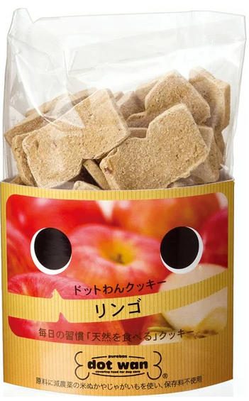 dotwan fruit biscuits apple 55g-0