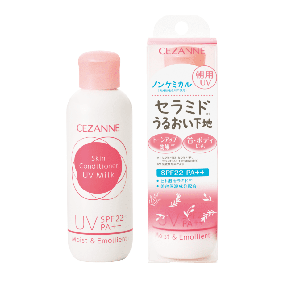 CEZANNE Morning skin conditioner UV milk 80ml-0