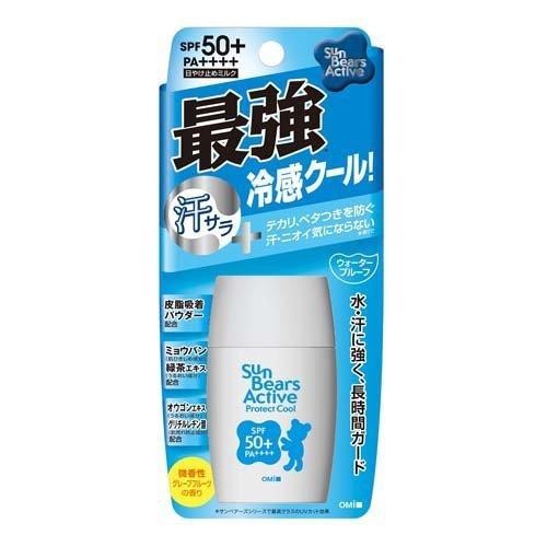 Sunbears Active Protect Cool 30g SPF50 PA     Omi Brothers Sunscreen UV Camping Beach-0